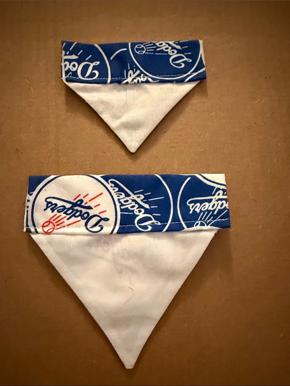 Los Angeles Dodgers Blue Logo Bandana Set